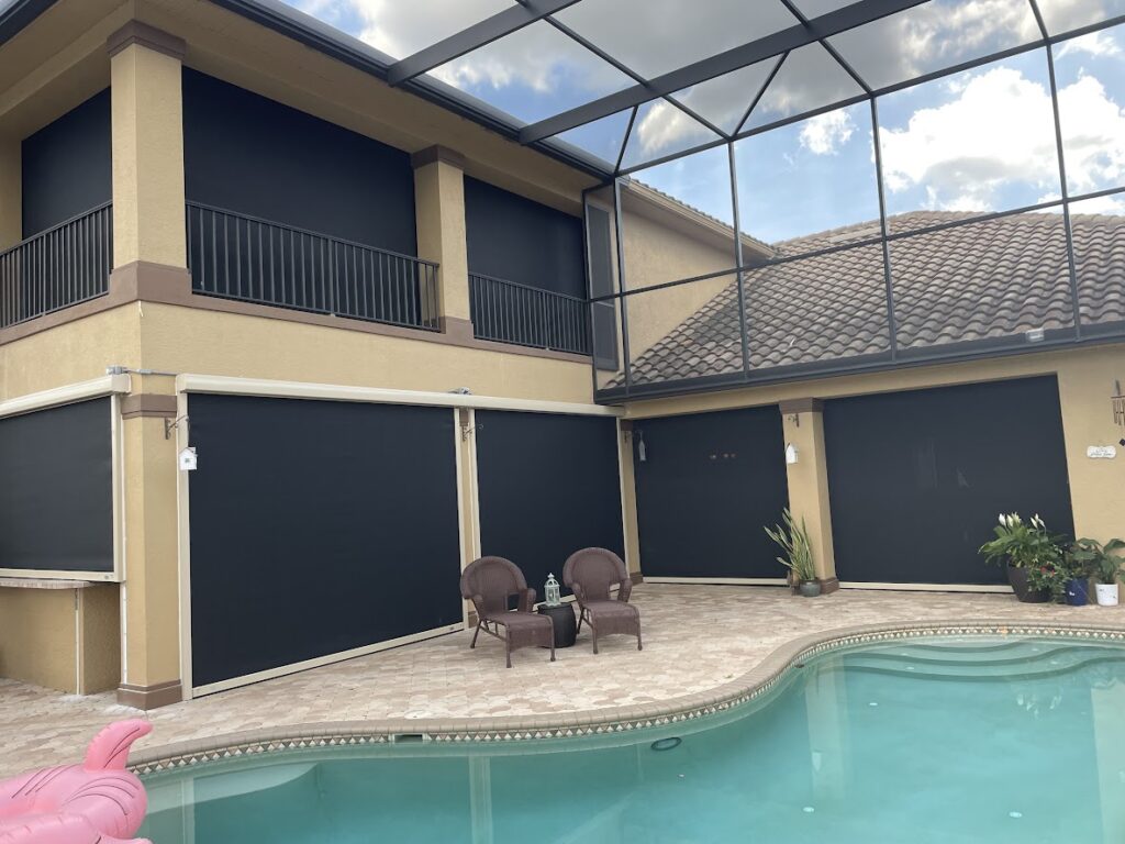 Retractable Hurricane Screens Fabric Screens Solar Screen