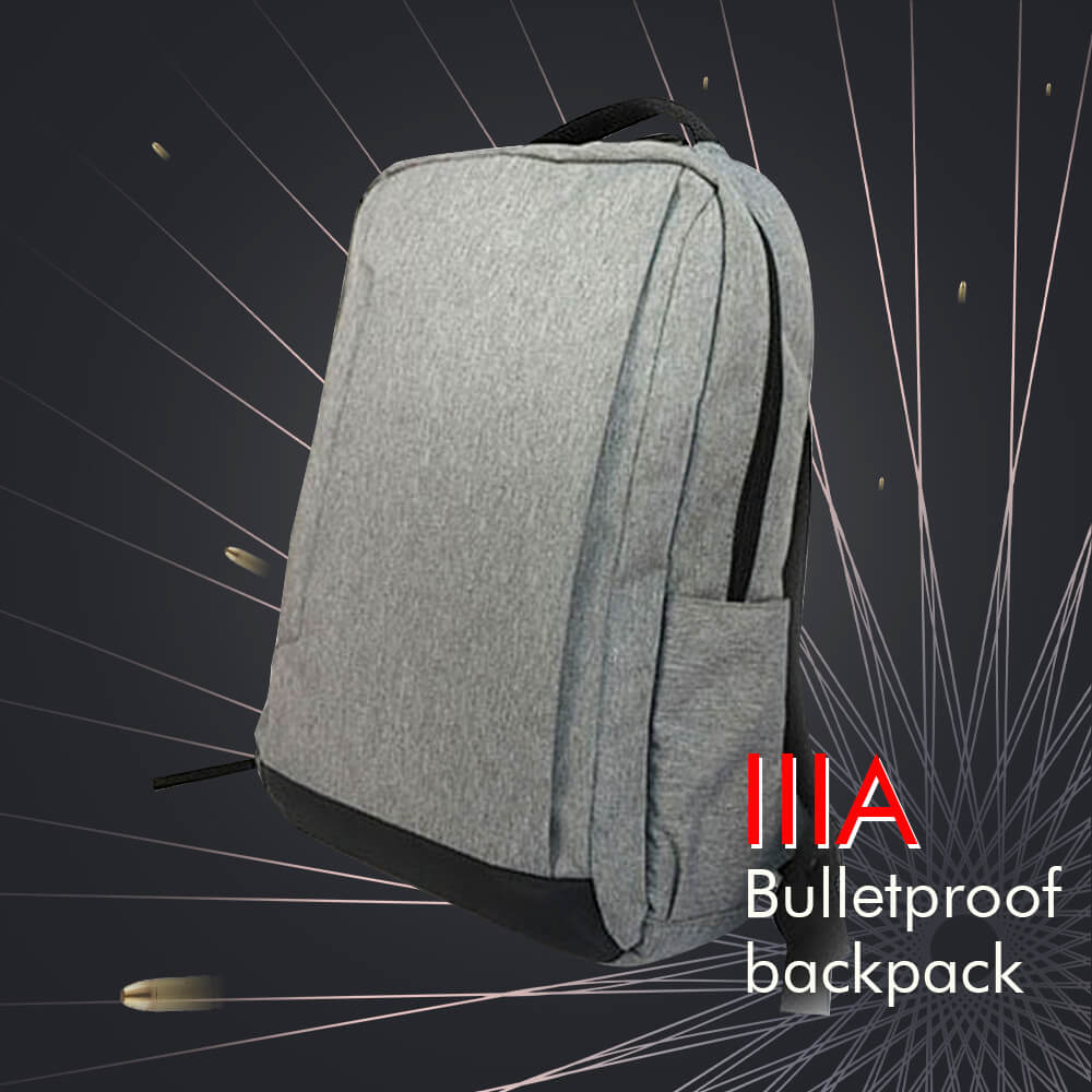 Bulletproof Backpack Ballistic NIJ IIIA Safety Body Armor Backpack