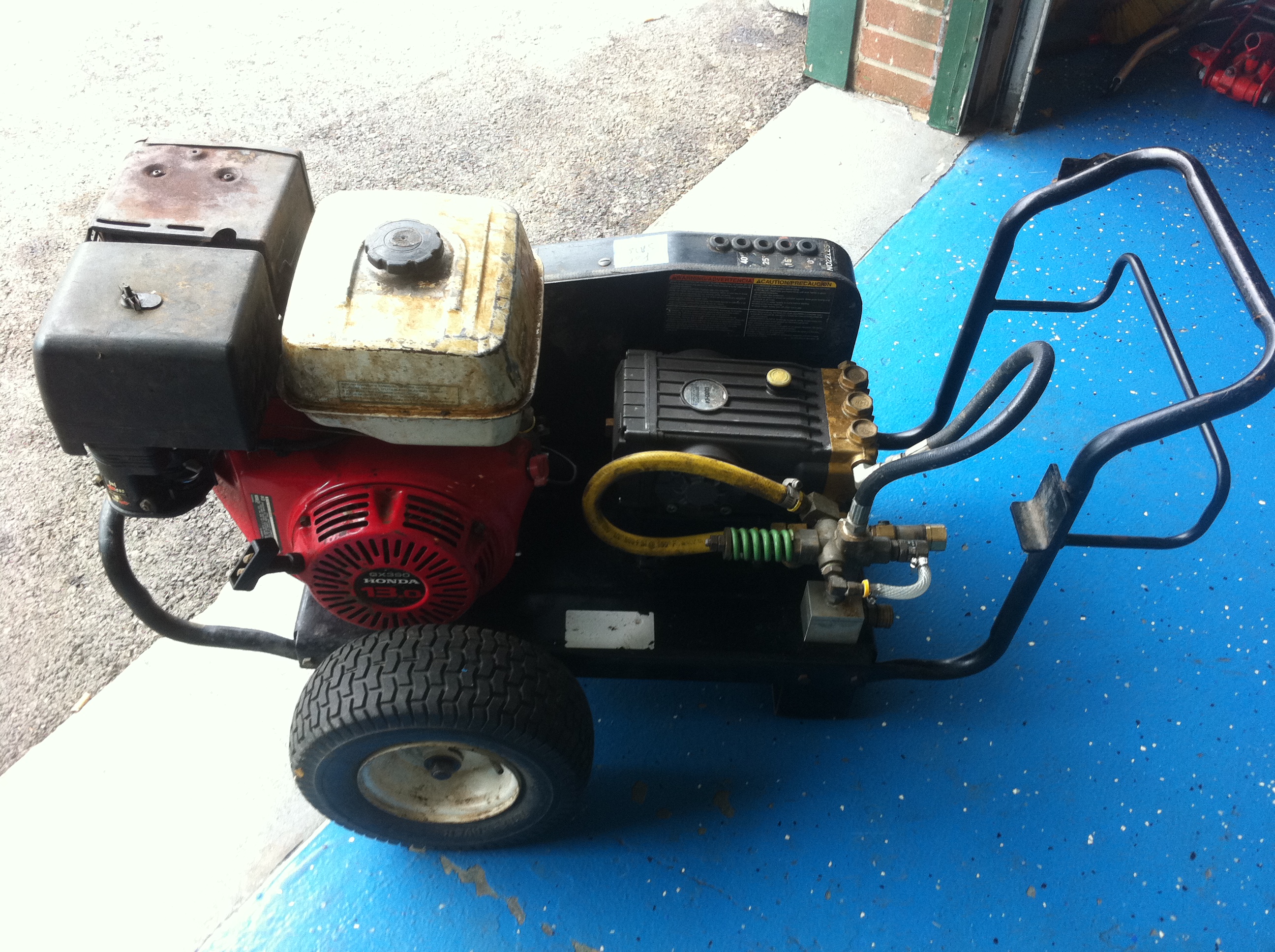 Used belt drive pressure washer