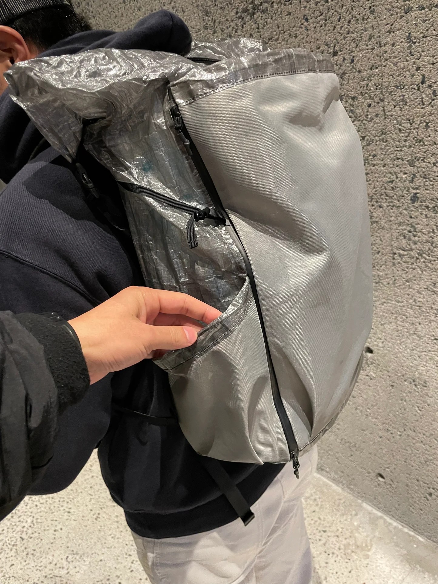 【and wander】 UL backpack with Dyneema(R) SUNCA