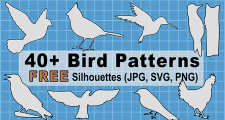 Printable Bird Stencils