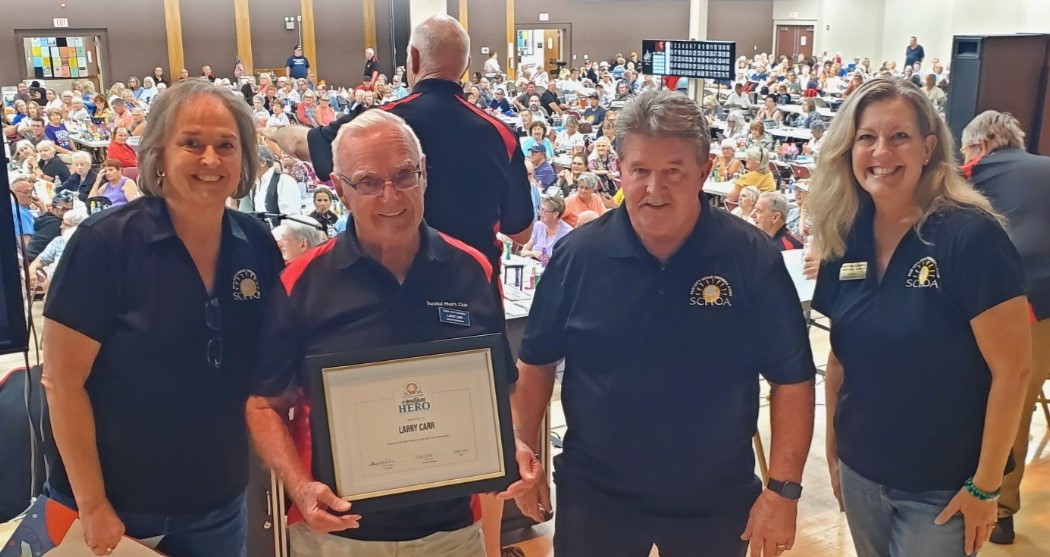 Hometown HERO Larry Carr SCHOA Sun City HOA