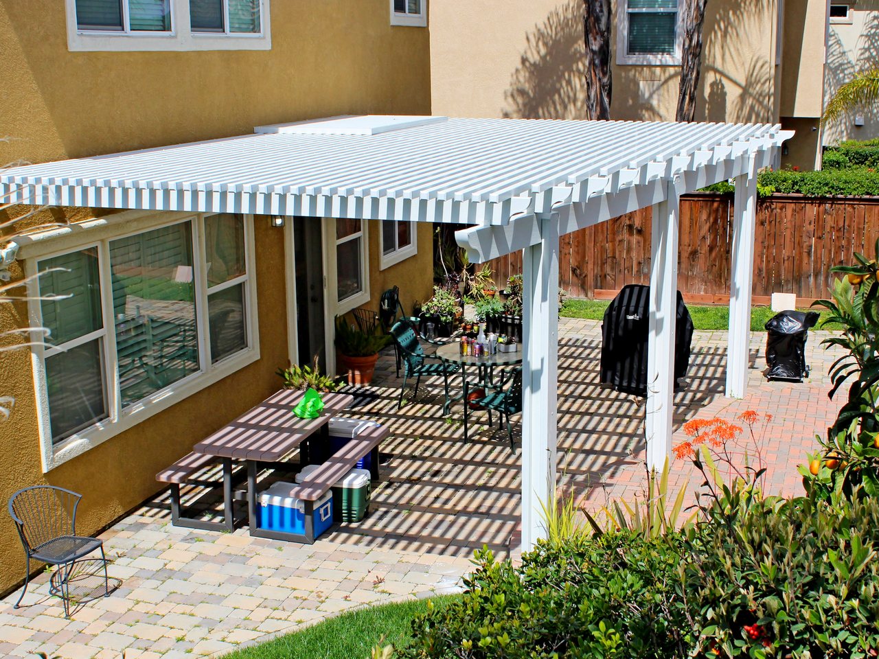 Patio Cover Cost Estimator Diy Alumawood Patio cover start to finish