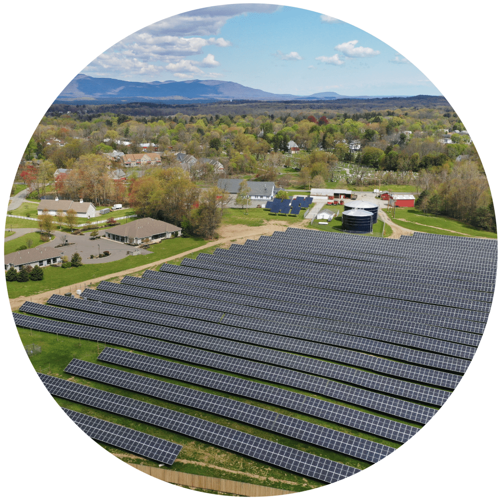 Community Solar Arrays by Sharing Solar Locally