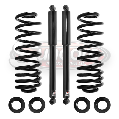Rear Air to Coil Spring Conversion Kit with Shocks 20032009 Hummer H2