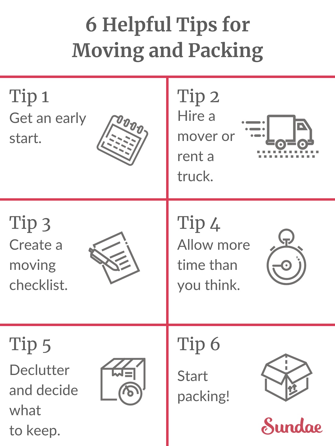 6 Tips for Moving Out The Sundae Blog