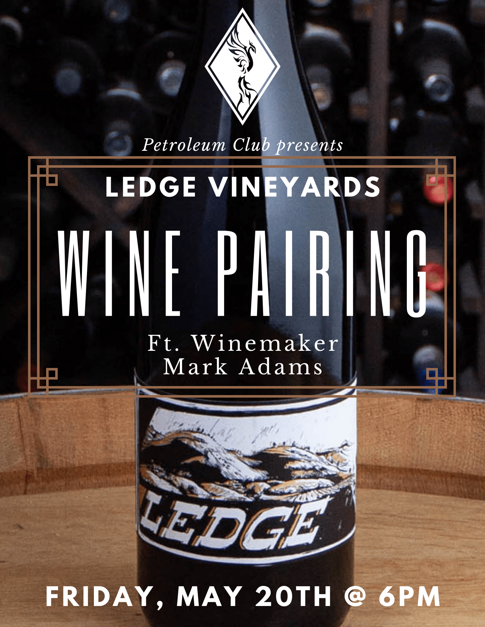 Ledge Vineyards Wine Pairing Sundale Country Club & Petroleum Club at