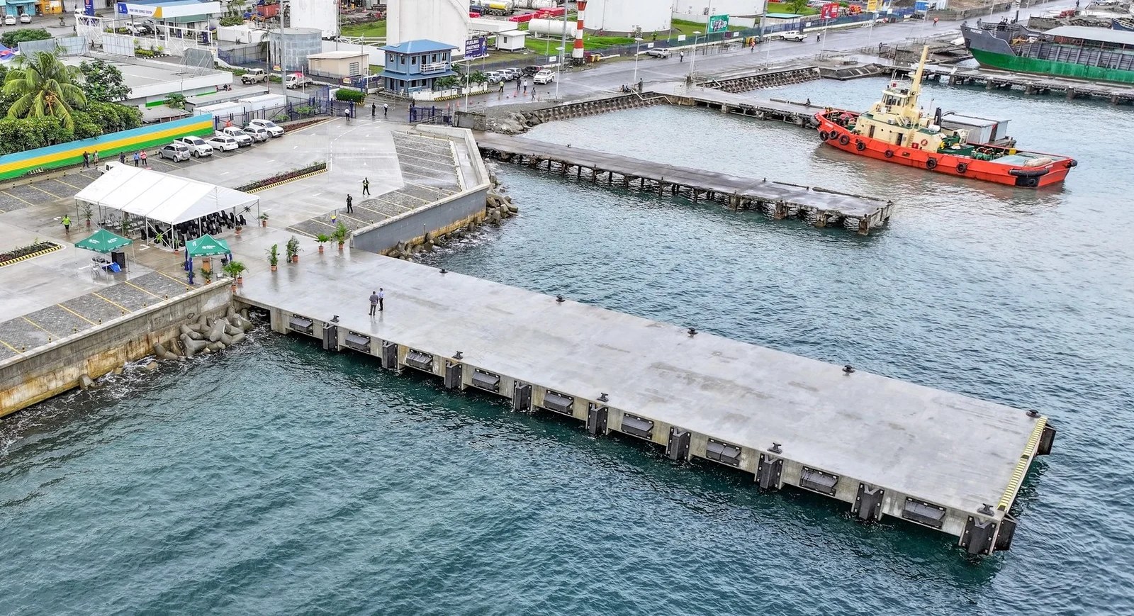 28M Wate Jetty Opens in Honiara Sunday Isles