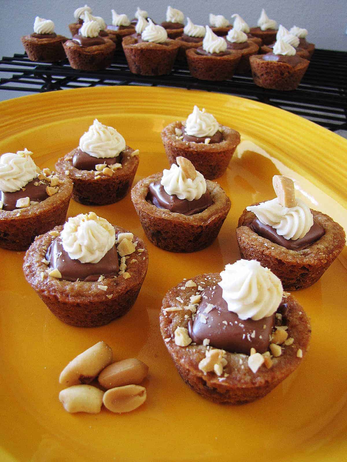 Snickers Cookies Cups in the Cookie Jar SundaysSupper