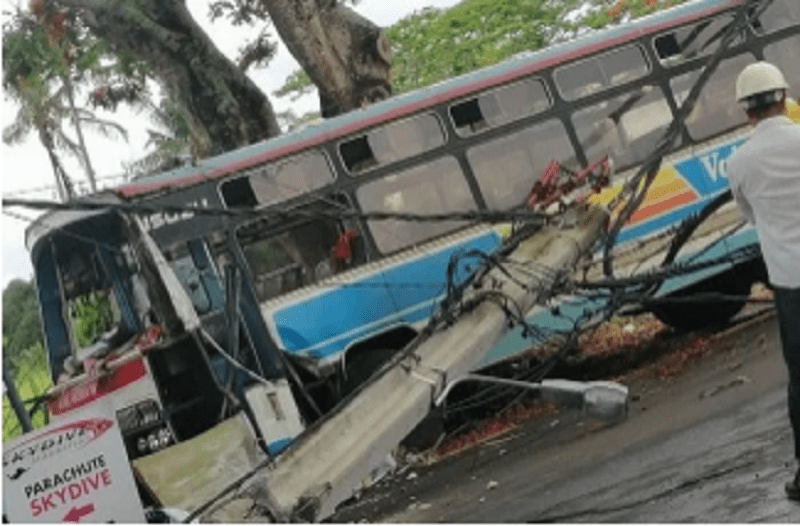 Rivière du Rempart Deux personnes blessées dans un accident Sunday