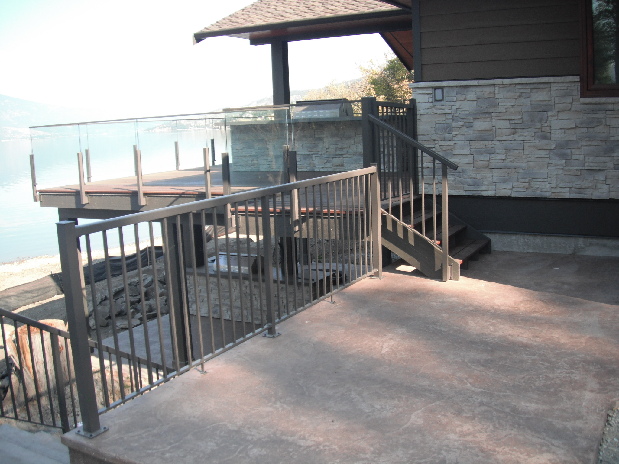 Picket Railing Portfolio Aluminum Okanagan Sundeck Centre