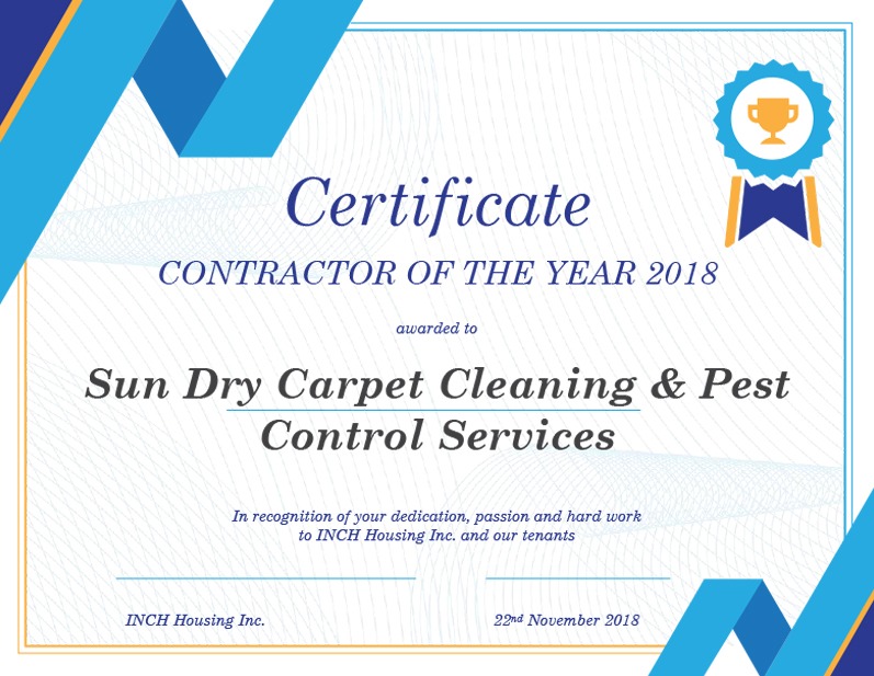 Testimonials Sun Dry Carpet Cleaning & Pest Control