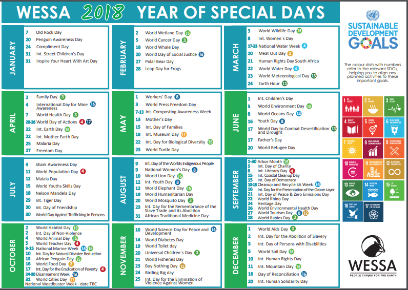 Environmental Calendar 2024 SUNELE CONSULTANTS