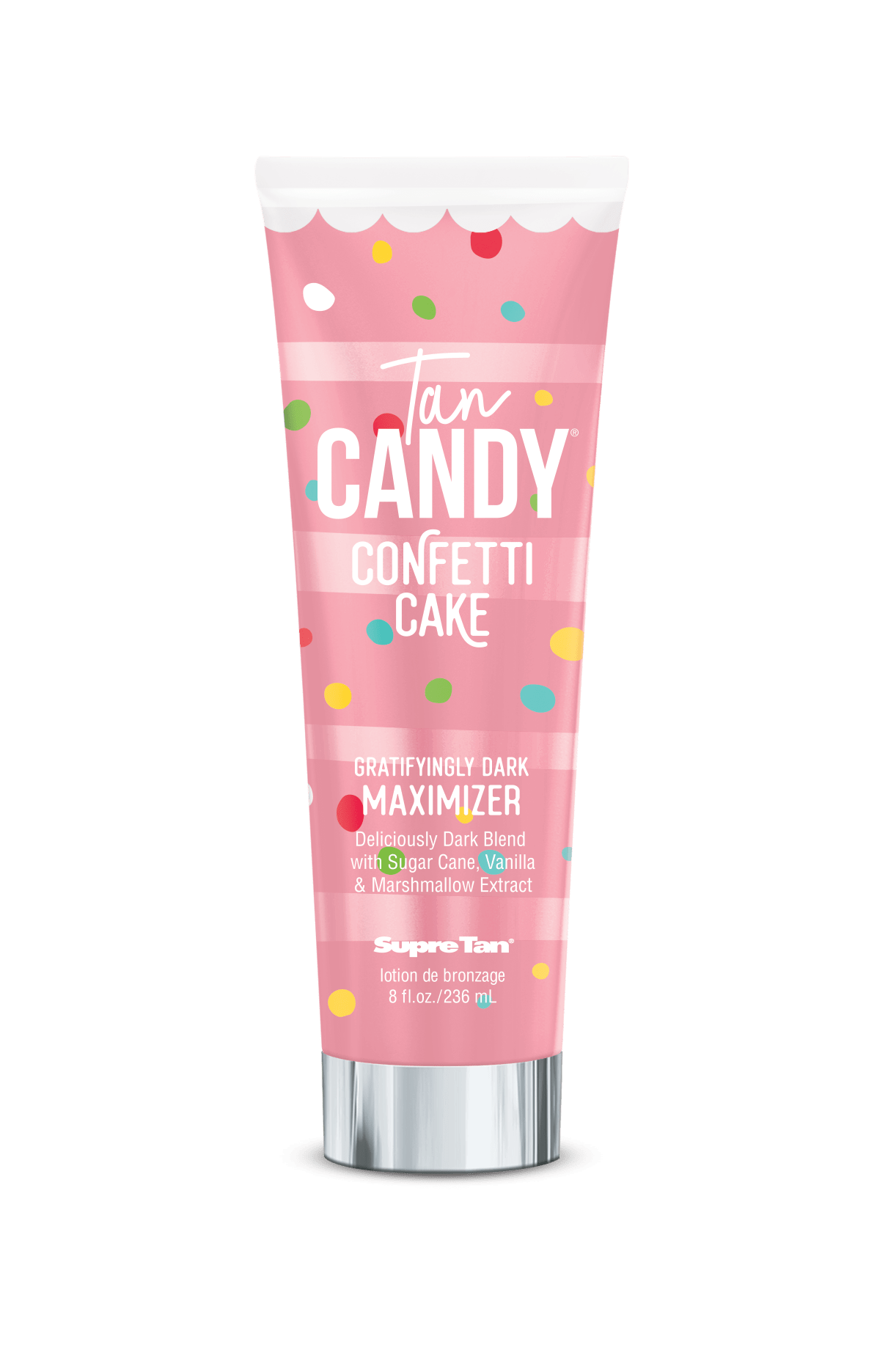 Tan Candy® Confetti Cake Gratifyingly Dark Maximizer SunEvolutions