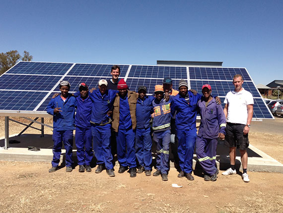 SUNFARMING SOLAR TRAINING CENTER SOUTH AFRICA 2013/14