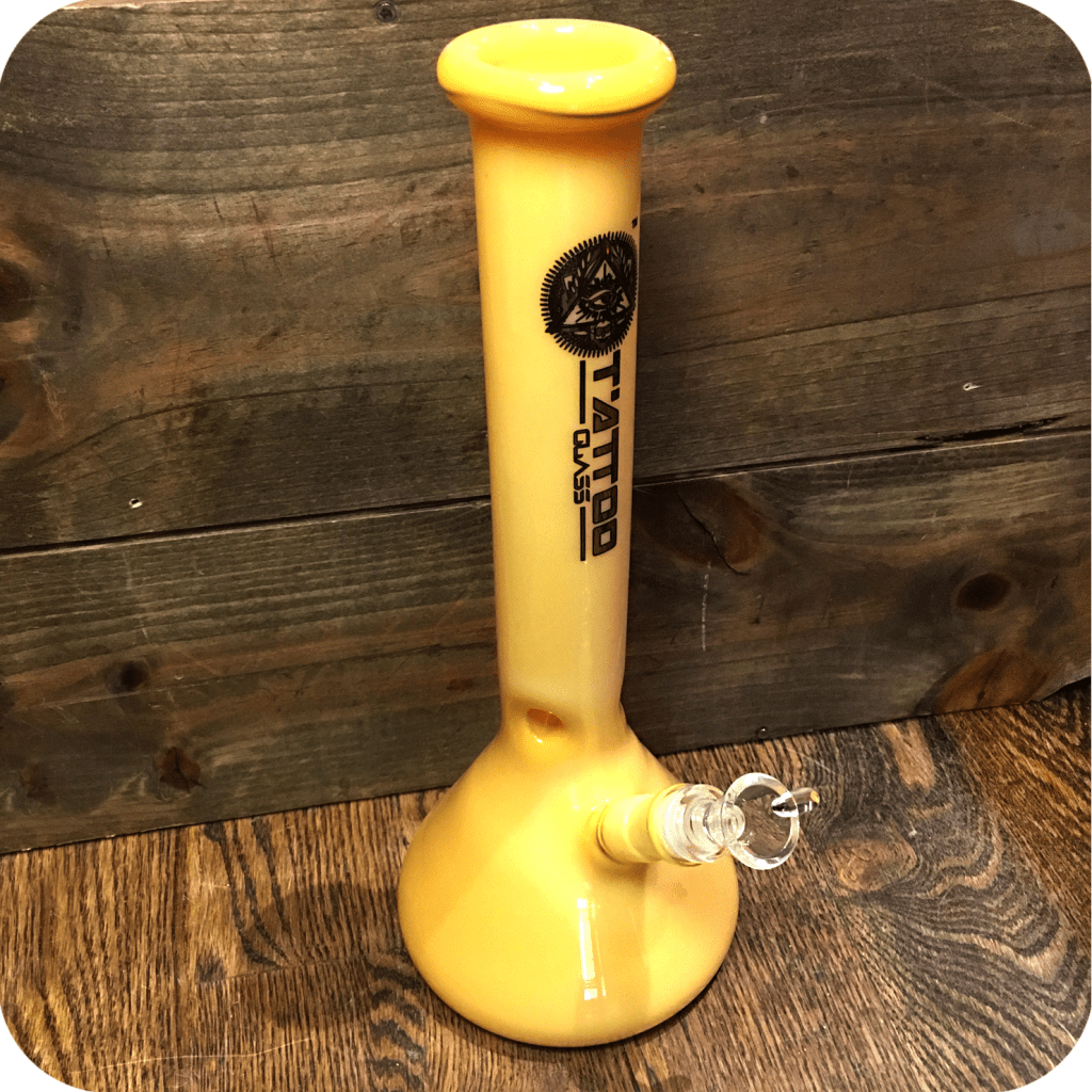 T'attoo Glass Water Pipe Sunflower Pipes Brooklyn’s Best Smoke Shop