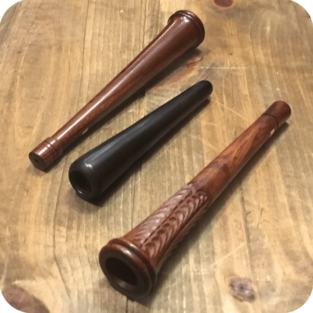 Wooden Chillum with Engraved Carving Sunflower Pipes Brooklyn’s Best