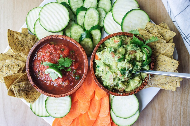 Trio of Healthy Mexican Dips Sunkissed Kitchen