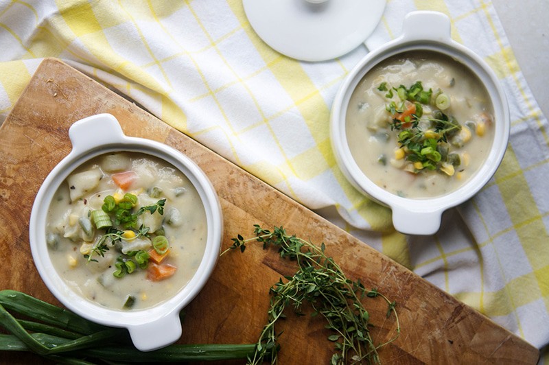 Dairy Free Corn Chowder (Vegan) Sunkissed Kitchen