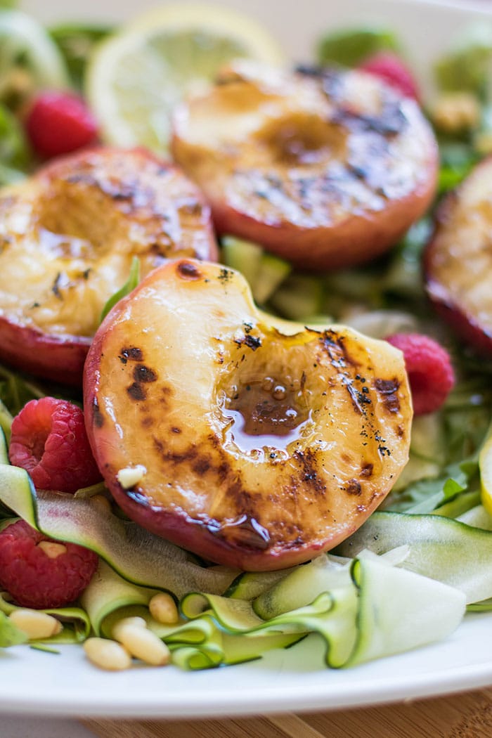 Serrano Honey Grilled Peaches (Summer Grilling Series) Sunkissed Kitchen