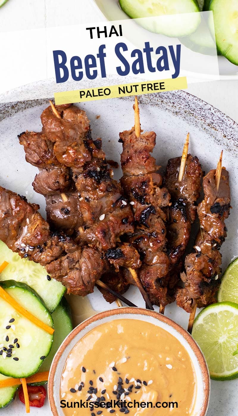 Beef Satay Satay Dipping Sauce Paleo Beef Satay
