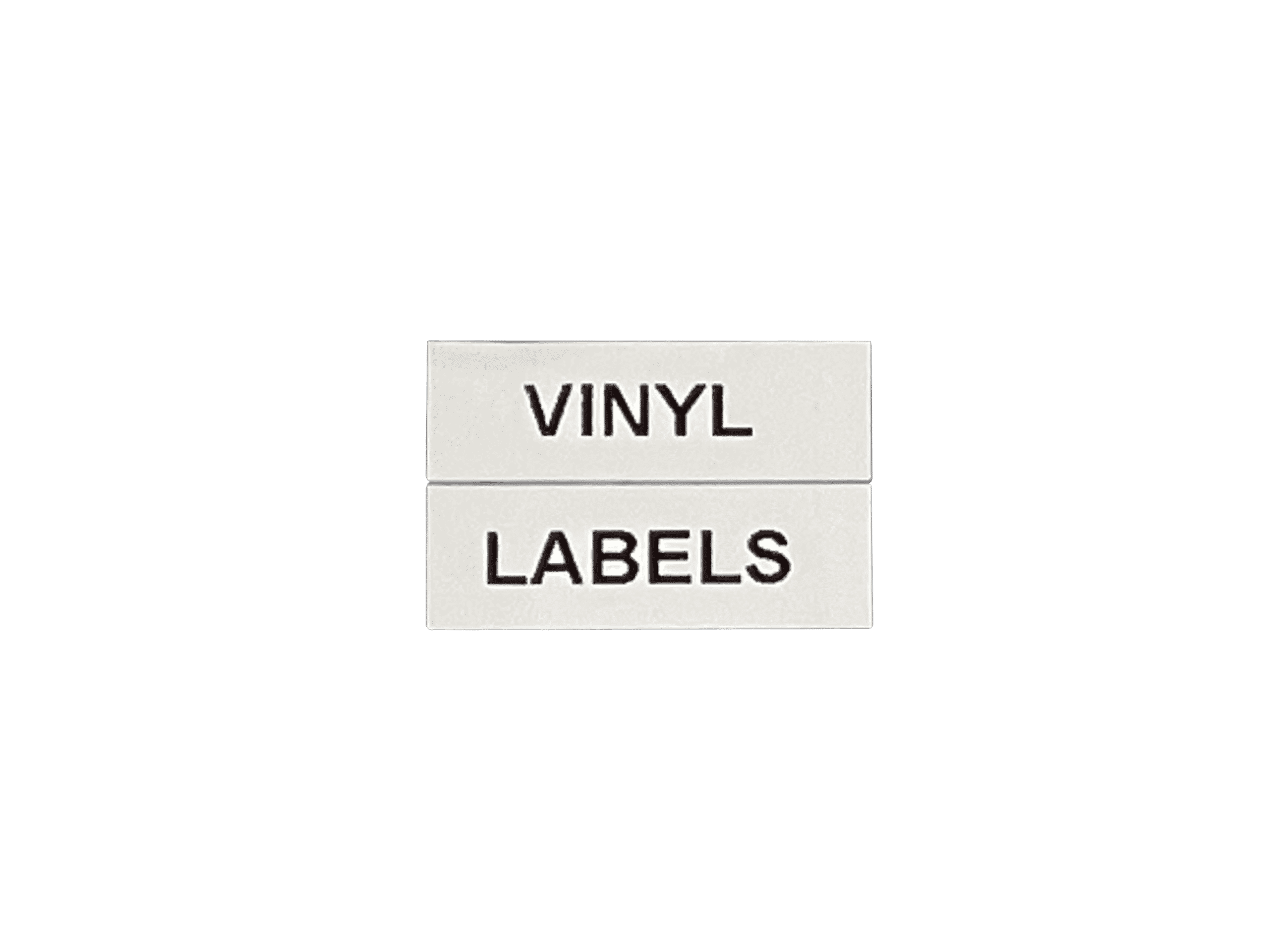 20mm x 7mm Adhesive Vinyl Labels For Equipment Identification