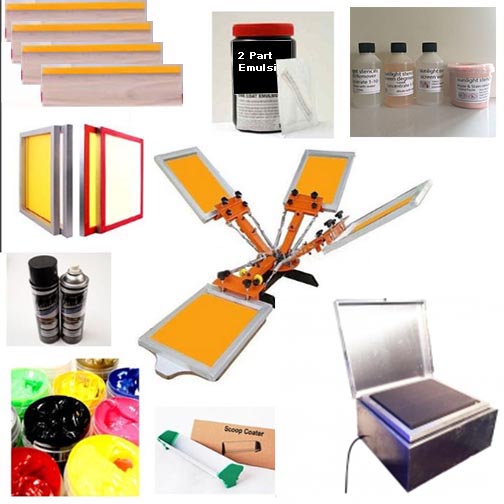Screen Printing Kit 4 Colour Wales Sunlightstencils