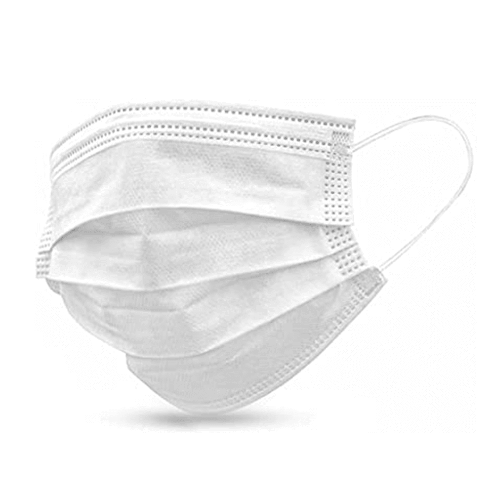 Bulk Disposable Face Masks for Sale Shop 3Ply White Disposable Face