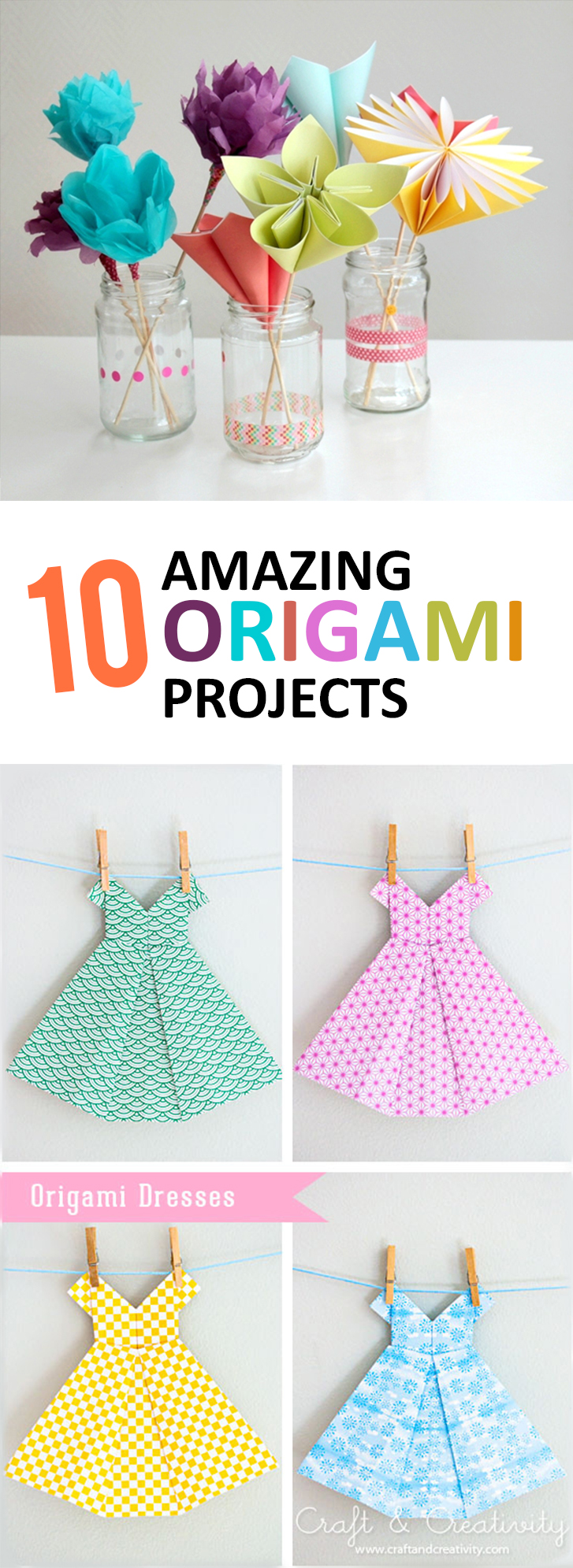 10 Amazing Origami Projects Tutorials Sunlit Spaces DIY Home Decor