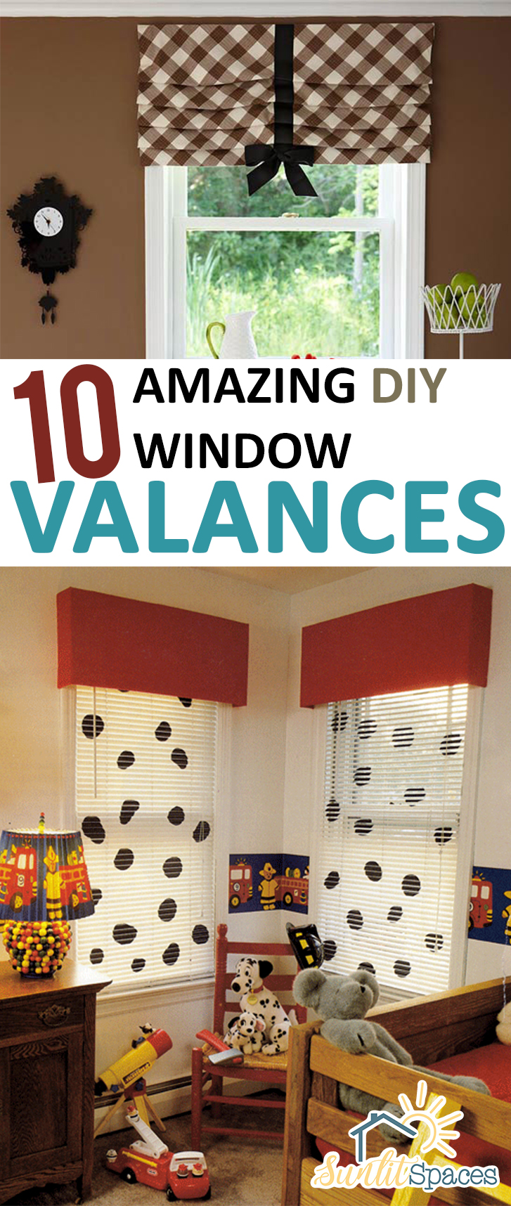 10 Amazing DIY Window Valances