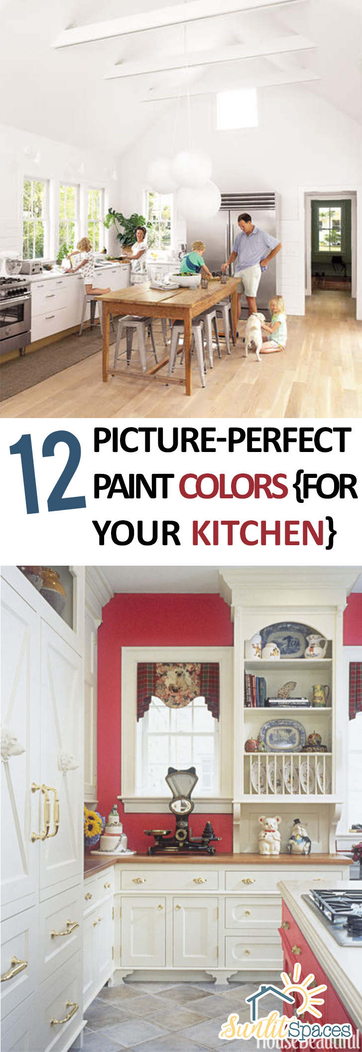 12 PicturePerfect Paint Colors {For Your Kitchen} Sunlit Spaces