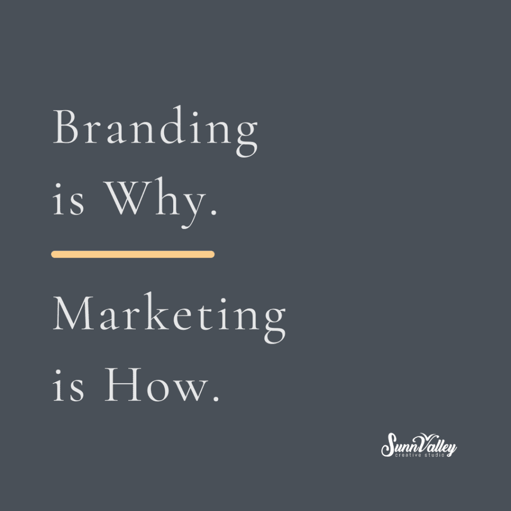Branding Is Why and Marketing Is How Sunnvalley NH  Design Digital