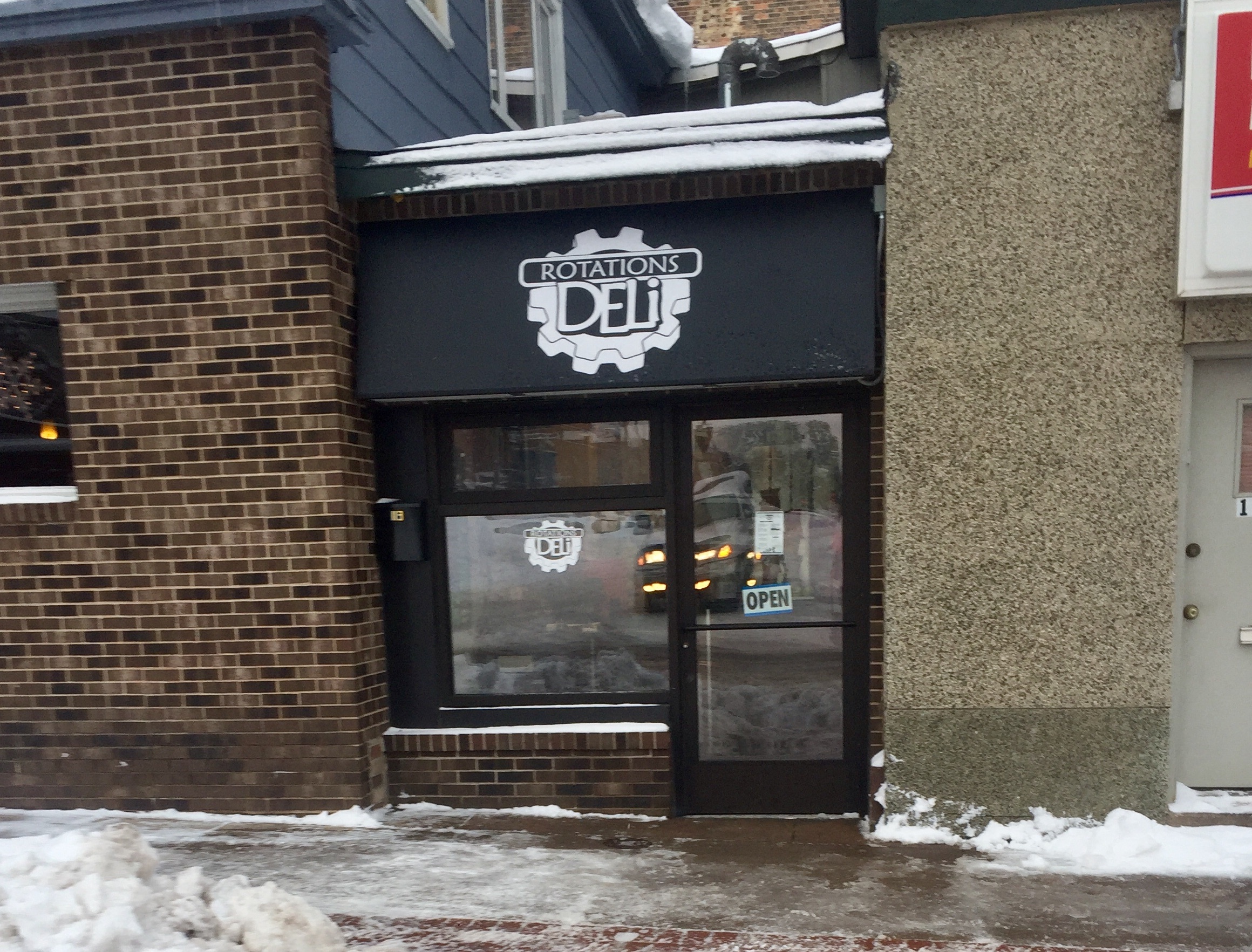 Rotations Deli Storefront Sunny 101.9 Marquette, Michigan Radio