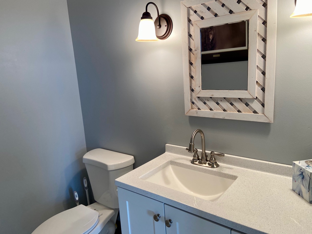 Half Bath off Kitchen Sunnybank Luxury Estate Rental