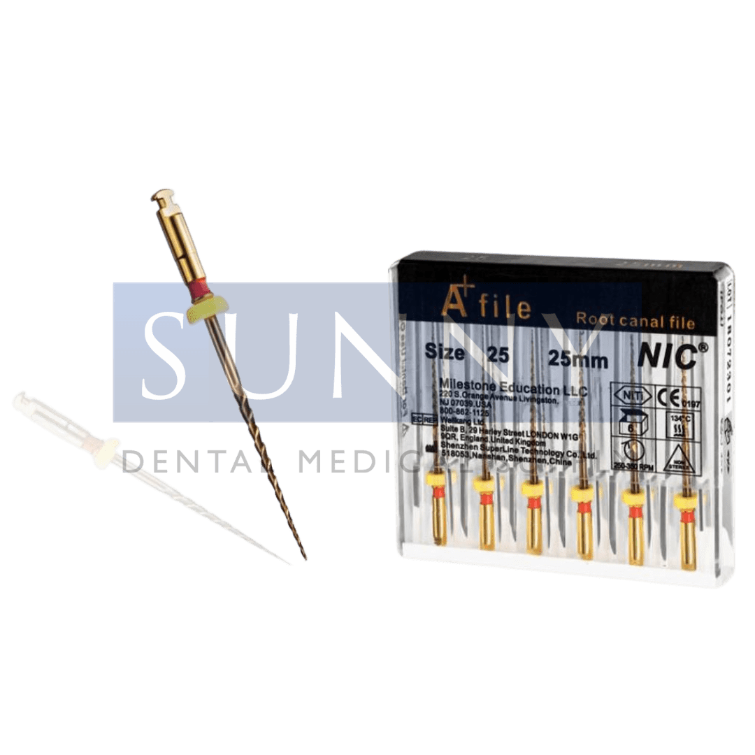 A+ Files 25mm, 25 Sunny Dental Medical Supply