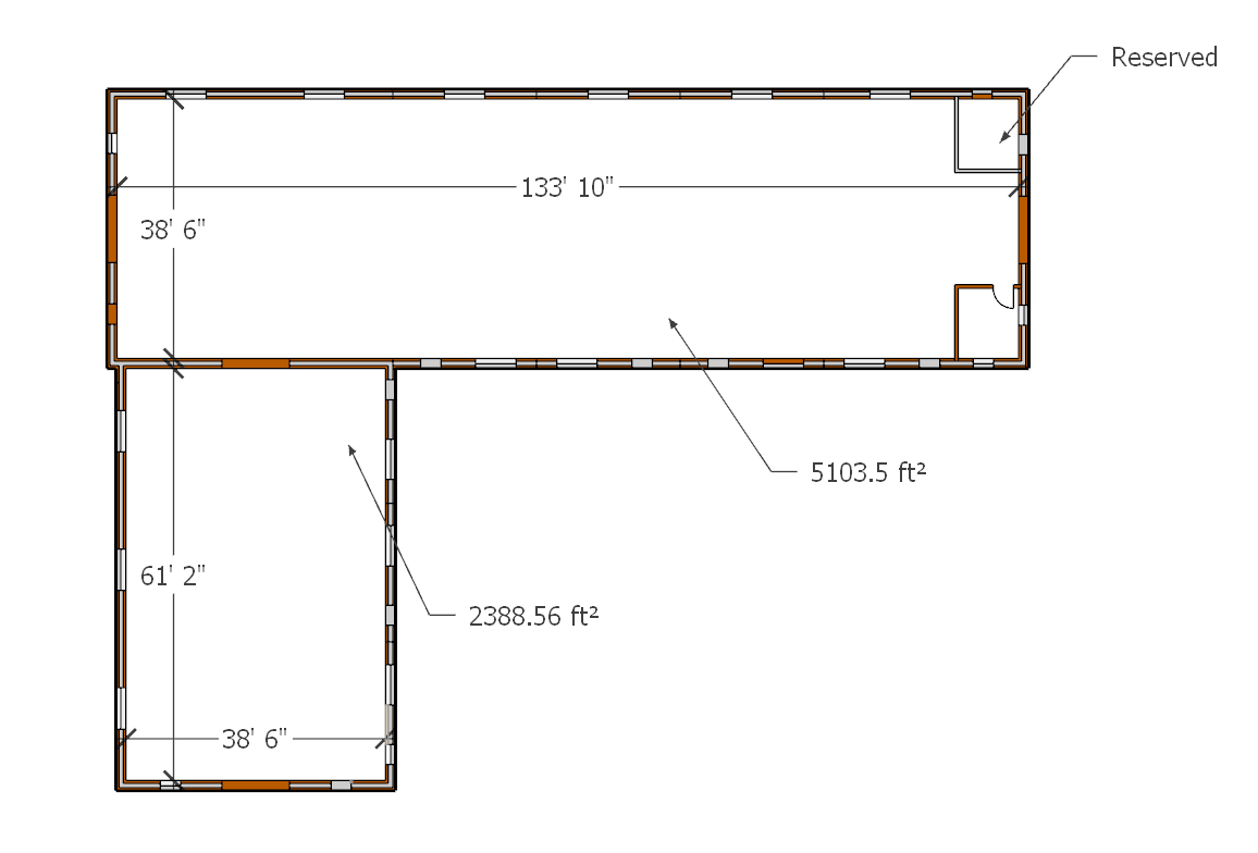Commercial Space For Lease Floorplan Sunnyfield Cannery