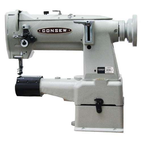 CONSEW 387RB2 Double Needle Cylinder Arm Walking Foot Sewing Machine