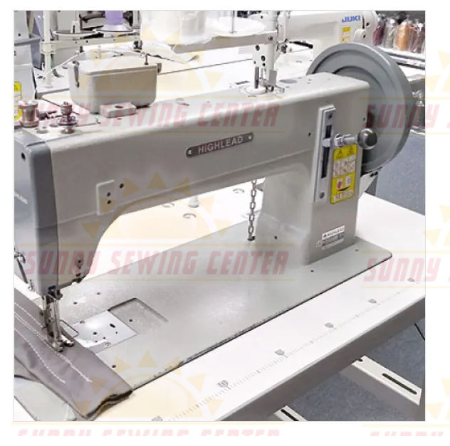 HIGHLEAD GA06881 Heavy Duty Flat Bed Walking Foot Sewing Machine with