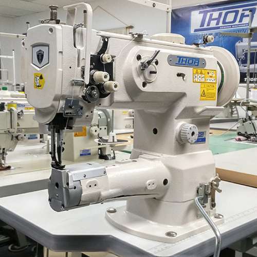 THOR GC 1341 Cylinder Arm Walking Foot Sewing Machine for Leather