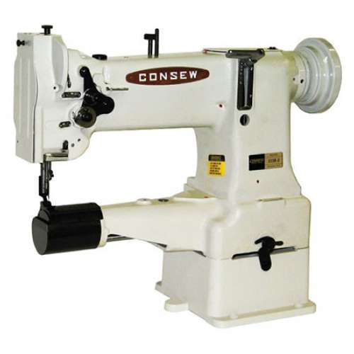 CONSEW 223R2 High Speed Single Needle Cylinder Arm Needle Feed Sewing Machine Sunny Sewing Center
