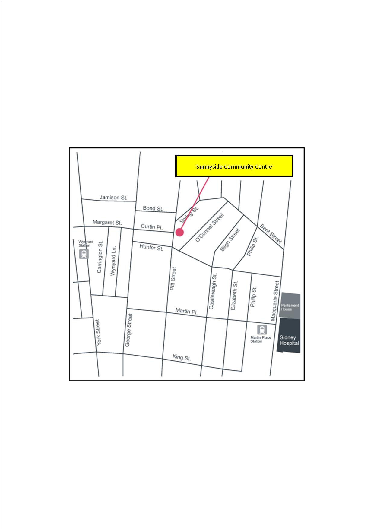 Where are we? Sunnyside Community Centre