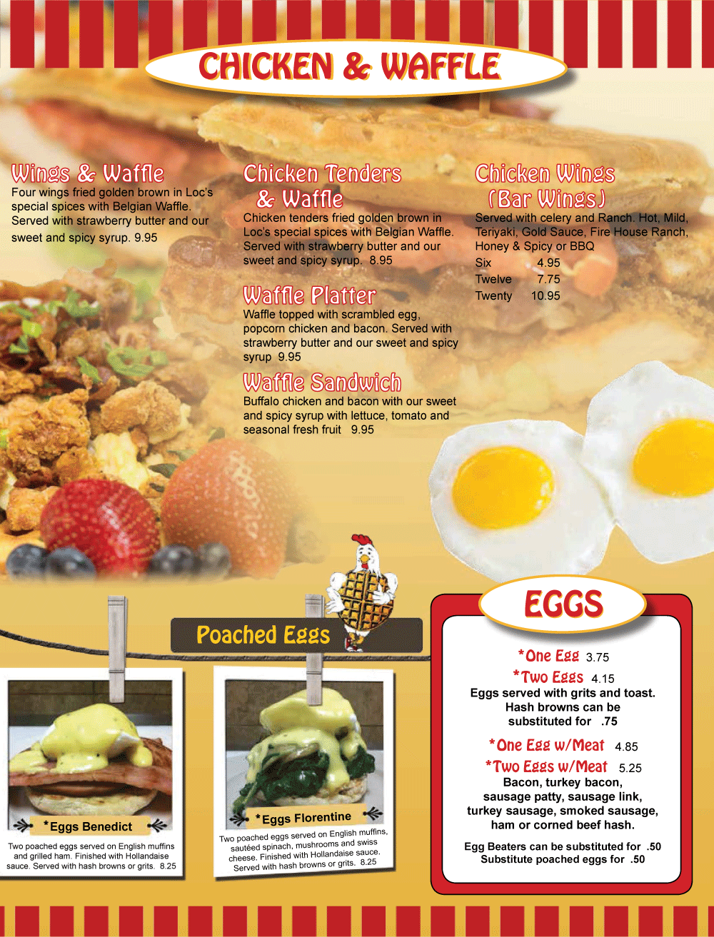 SANDFLY MENU Sunny Side Up