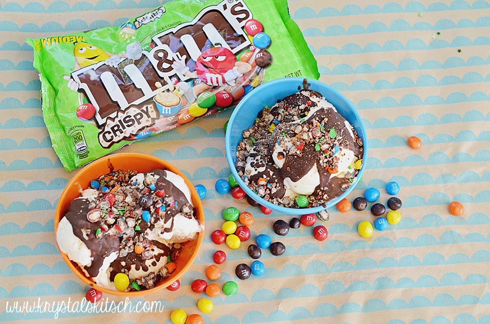 M&M's® Crispy Magic Shell Recipe