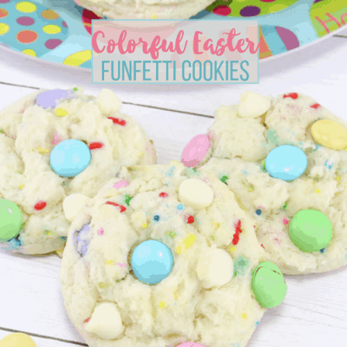 Easter Funfetti Cake Cookies » Sunny Sweet Days