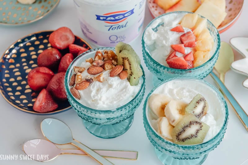 FAGE Yogurt Bar Fruit and Nut Yogurt Recipe Ideas » Sunny Sweet Days