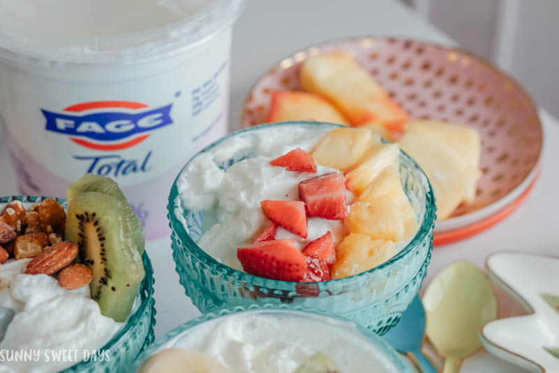 FAGE Yogurt Bar Fruit and Nut Yogurt Recipe Ideas » Sunny Sweet Days