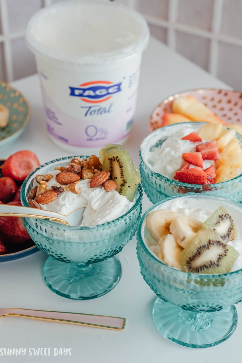 FAGE Yogurt Bar Fruit and Nut Yogurt Recipe Ideas » Sunny Sweet Days