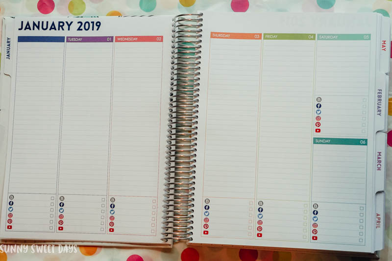 How to Organize Your Blog With Purple Trail Content Planner Busy Blog