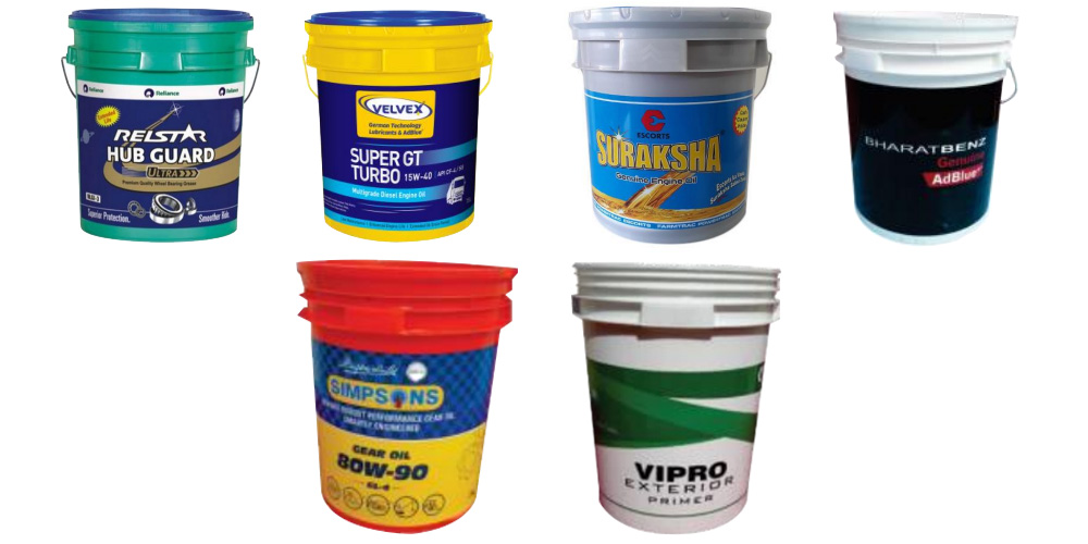 sun packaging, pail container, paints containers, grease containers
