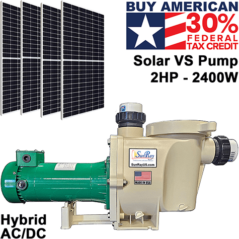 SunRay Solar Pool Pumps - Solar Powered Pool Pumps - Residential